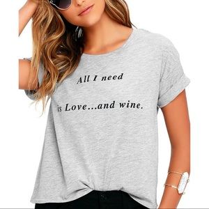 Amuse Society graphic t shirt Medium